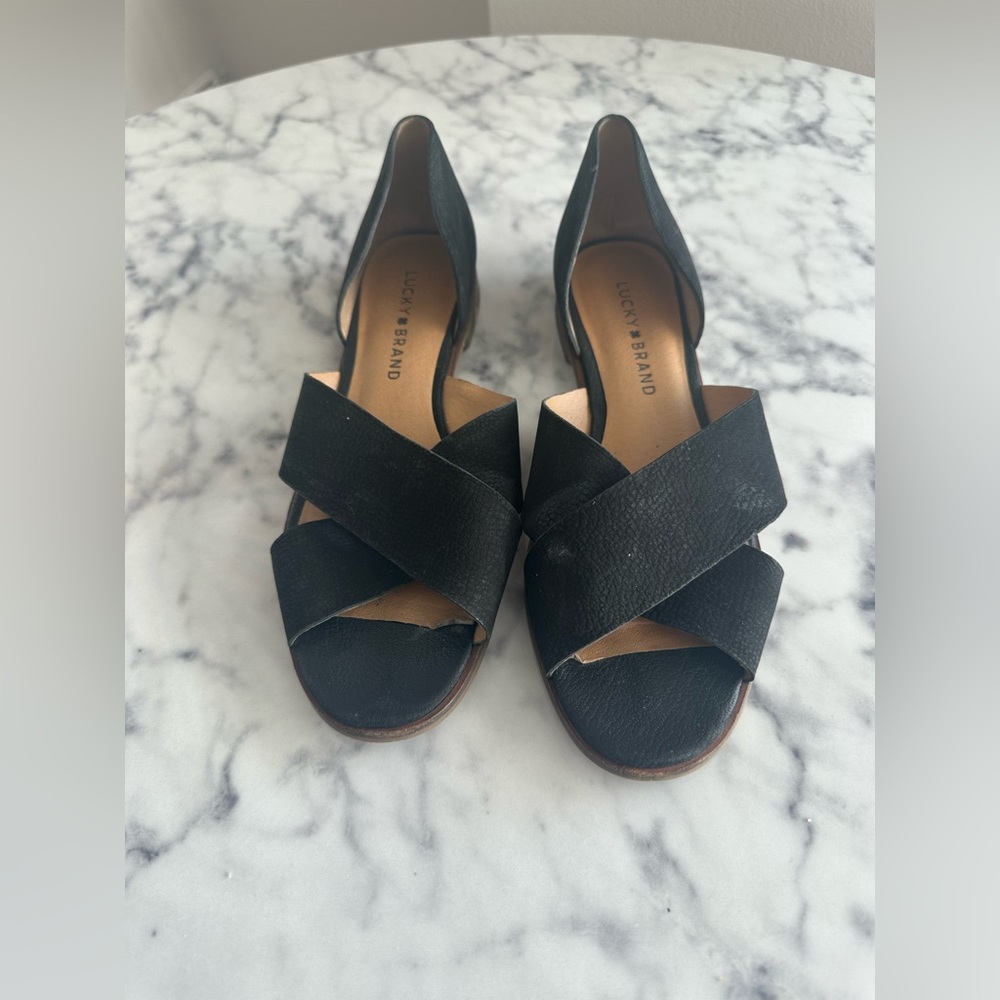 Lucky Brand Black Flats